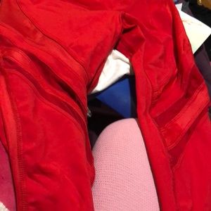 leggings red